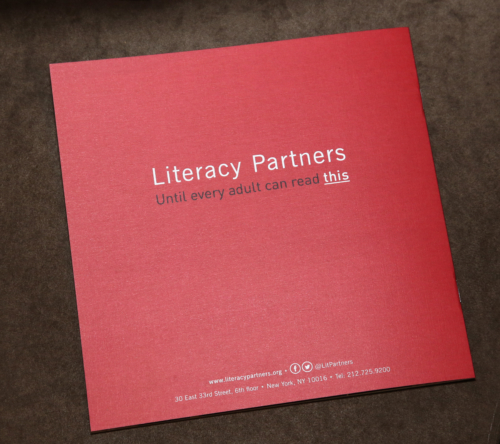 Literacy Partners Evening of Readings Gala 2015            
